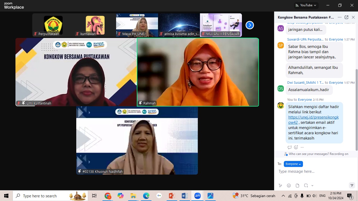 Kongkow Bersama Pustakawan #42 Pemberdaayaan Keluarga Melalui Ekoliterasi